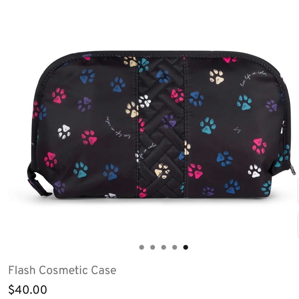 Lug Flash Cosmetics Case in Paws-Black! BNWT!! - Picture 4 of 6